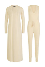 Φόρτωση εικόνας στο εργαλείο προβολής Συλλογής, Tall 2 Piece Knit Jumpsuit and Cardigan Set - Γυναικεία Ολόσωμη Φόρμα - 5689706
