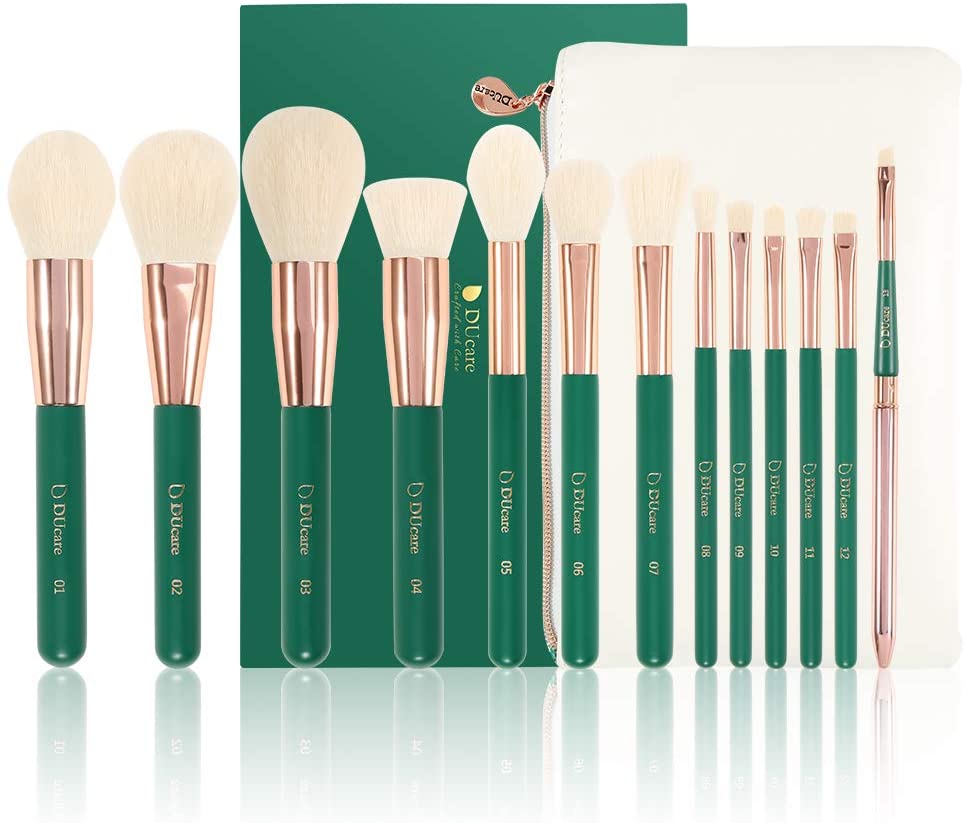 Professional Makeup Brush Set with Case Soft Synthetic Bristles - 13 Επαγγελματικά Πινέλα Μακιγιάζ Από Συνθετική Τρίχα - 5702493