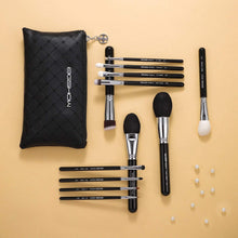 Φόρτωση εικόνας στο εργαλείο προβολής Συλλογής, Professional Makeup Brush Set with Case Soft Synthetic Bristles - 12 Επαγγελματικά Πινέλα Μακιγιάζ Από Συνθετική Τρίχα - 5702487
