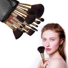 Φόρτωση εικόνας στο εργαλείο προβολής Συλλογής, Professional Makeup Brush Set with Case Soft Synthetic Bristles - 15 Επαγγελματικά Πινέλα Μακιγιάζ Από Συνθετική Τρίχα - 5702489
