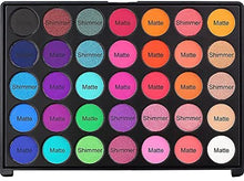 Φόρτωση εικόνας στο εργαλείο προβολής Συλλογής, DE&#39;LANCI Eyeshadow Palettes Colourful,35 Bright Colors Matte Shimmer Pro Eye Shadow Make-up Palettes,Long lasting and High Pigmented,Red Green Blue Purple Neon Silky Glam Eye Shadows Cosmetics Set 35E - 5902880
