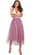 Φόρτωση εικόνας στο εργαλείο προβολής Συλλογής, Tall Boutique Tulle Mesh Midi Skirt - PRO00738
