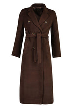 Φόρτωση εικόνας στο εργαλείο προβολής Συλλογής, Longline Double Breasted Belted Wool Look Coat - Γυναικείο Μπουφάν - Παλτό - 9002036

