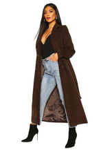 Φόρτωση εικόνας στο εργαλείο προβολής Συλλογής, Longline Double Breasted Belted Wool Look Coat - Γυναικείο Μπουφάν - Παλτό - 9002036
