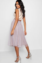 Φόρτωση εικόνας στο εργαλείο προβολής Συλλογής, Boutique Jacquard Top Midi Skirt Co-Ord Set - 5700750
