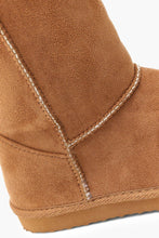 Φόρτωση εικόνας στο εργαλείο προβολής Συλλογής, Calf High Cosy Shoe Boots - Γυναικεία Μπότα Από Οικολογικό Δέρμα - 9002205
